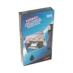 Omega 23022 VHS VCR Cassette Tape Video Recorder Head Cleaner System Wet & Dry