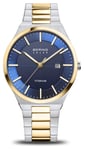 Bering 14439-717 Men's Titanium (39mm) Blue Dial / Two-Tone Watch