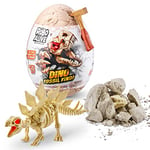 Robo Alive Dino Fossil Find-Stegosaure Jouet robotique Surprise pour déballer Les Dinosaures, 7156D, Moyen