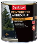 Syntilor - Peinture Fer Ultra Protect Brun Normand Satiné RAL 8014 0,5L