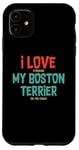 iPhone 11 Boston Terrier Dog Owner Case