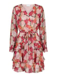 Dennie Maxi Flower Dress - Pink