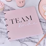 Ginger Ray Team Bride Hen Party Guest Book-32 Pages, Pink