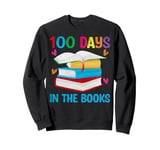 100 Days In The Books Librarian Teacher Kids 100 Days School Sweatshirt