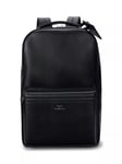 Ralph Lauren Leather Large Backpack, Black