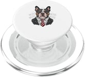 American Bulldog Office Worker Colleague Bulldogs Bully PopSockets PopGrip pour MagSafe