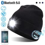 Casque Bluetooth musique chapeau hiver sans fil casque chapeau casque avec micro randonnée vélo en plein air chapeau