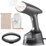 Lithomy Clothes Steamer, 1800W Handheld Steamer Clothing 20S Fast Heat-Up, LCD 2