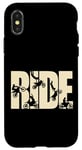 Coque pour iPhone X/XS Vélo tout-terrain, motocross, motard pour homme, femme, enfant