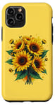 iPhone 11 Pro Yellow Sunflowers Cute summer flowers Floral Positivity Case