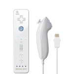 Nintendo Wii/Wii U Joystick 2 in 1 Wireless Nunchuck Remote Gamepad Valinnainen Motion Plus -videopeliohjain