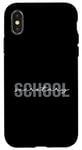 Coque pour iPhone X/XS Secrétaire scolaire Admin Assistant rentrée scolaire