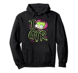 Invader Zim Valentine's Day I Love Gir Pullover Hoodie