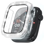 Heltäckande Skal Rhinestone Apple Watch Series 4-6 40mm transparent