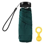 Vicloon Parapluie Pliant,Mini Parapluie de Soleil,Parapluie de Poche Ultra Léger Mode Compact Portable Anti-UV,Idéal pour les activités de plein air Golf Voyage Randonnée