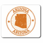 Computer Mouse Mat - Orange Arizona USA Map America Office Gift #9288