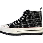 Baskets montantes Desigual  Basket Montante à Lacets Crush BN