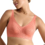 Sloggi BH ZERO Feel Bliss Soft Bra Aprikos XL+ Dam