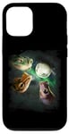 iPhone 14 Pro 3 Three Frog Moon, Wolf Frogs Howling Case