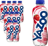 YAZOO Strawberry Milkshake Milk Drink, High in Protein & Calcium, 400 Ml (Pack o