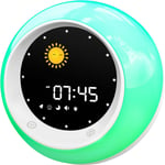 I·CODE Sun & Moon Rise Kids Alarm Clock, Children'S Sleep Trainer, Sleep Sound M