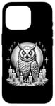 iPhone 16 Pro Sacred Satanic Owl with Candles | Dark Ritual Owl Witchcraft Case