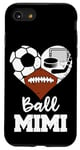 iPhone SE (2020) / 7 / 8 Ball Mimi Funny Soccer Football Hockey Mimi Heart Case