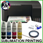 Sublimation Bundle: Epson Tank ET-2860 Printer + non-oem Ink, ICC & Paper