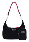 Mandarina Duck Women's Style P10MYT12 Crossbody Bag, Black Black, 25x20x9 (L x H x W)
