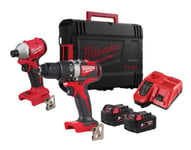 Milwaukee M18 BLPP2B3-502X Combokit Powerpack BLDD2+BLIDR (2x5,0ah)