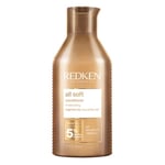 REDKEN - Après-Shampoing Nourrissant & Démêlant pour Cheveux Secs et Désydrathés - Apporte Douceur & Souplesse - Protéines & Huile d'Argan - Produit Vegan - All Soft - 300ml