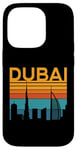 Coque pour iPhone 14 Pro Dubaï Emirats Arabes Unis Skyline City Retro Arabes Emirats Architecture