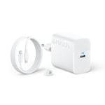 Anker Chargeur Samsung 45 W, Chargeur avec câble USB-C, Compatible Recharge Rapide PPS, pour Samsung Galaxy S24 Ultra/S24/S23+/S23/S22/Note20, iPhone 16/16 Pro, Pixel, et Bien Plus Encore