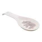 Animal-Themed Ceramic Spoon Rest Kitchen Ladle and Spoon Holder - Elephant