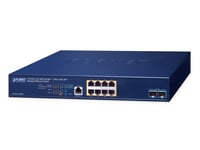 Planet Layer 3, 8-Port 2.5Gbase-T, Håndtert, L3, 2.5G Ethernet (100/1000/2500), Strøm Over Ethernet (Poe), Rack-Montering, 1U