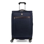 Travelpro Softside Élite Valise Extensible pour Voyage - Bagages à Main élégant avec Poches Accessoires et Sac étanche Amovible Conforme TSA - Valise Solide avec 8 Roues - Bleu Marine véritable