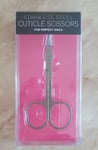 Stainless Steel CUTICLE SCISSOR Nail Toe Finger Manicure Eyebrow Scissors NEW UK