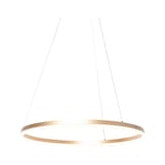 Anello - led Dimmable Grande suspension variateur inclus - 1 lumière - ø 80 cm - Doré/Laiton - Design - éclairage intérieur - Salon i Chambre i