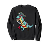 Pirates Dinosaur Cruise Captain Crossbones Trex Dino Costume Sweatshirt