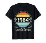 Vintage 1984 Limited Edition 1984 Birthday Shirts for Men T-Shirt