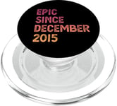 9ème anniversaire garçons filles épique depuis décembre 2015 PopSockets PopGrip pour MagSafe