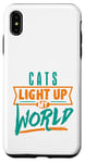 iPhone XS Max Cats Light Up My World Pet Lovers Kittens Vets Case