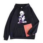 MFFACAI Hunter X Hunter Sweat À Capuche Femmes, Hommes Killua Hisoka Baka Pull Adolescent Filles Rayures Baseball Jumper Hommes Anime 3D Imprimer À Manches Longues Sweat À Capuche Pull À Capuche