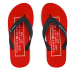 Tåsandaler Tommy Hilfiger Rubber Hilfiger Beach Sandal FM0FM04468 Mörkblå