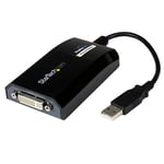 Carte graphique USB vers DVI - Adaptateur Vidéo Double Écran/Multi-écrans USB 2.0 vers DVI - Carte Graphique/Vidéo d'Ordinateur Portable USB Externe - Pour PC et MAC - 1920 x 1200 (USB2DVIPRO2)