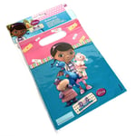 6 Doc McStuffins Party Bags - Favors Favour Bags - Birthday - Boys - Girls