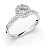 Festive Annabella morganit halo-diamantring 14-599-038M-VK-HSI1