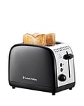 Russell Hobbs Stainless Steel Lift and Look Black 2 Slice Toaster