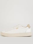 BOSS Rhys Tennis Trainers - White, White, Size 4, Women