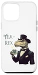 Coque pour iPhone 12 Pro Max Tea-Rex Meme Funny T Rex avec tasse